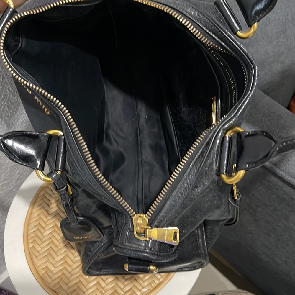 FAB EXCELLENT CONDITION MIU MIU VITELLO LUX BAG - Picture 3 of 6